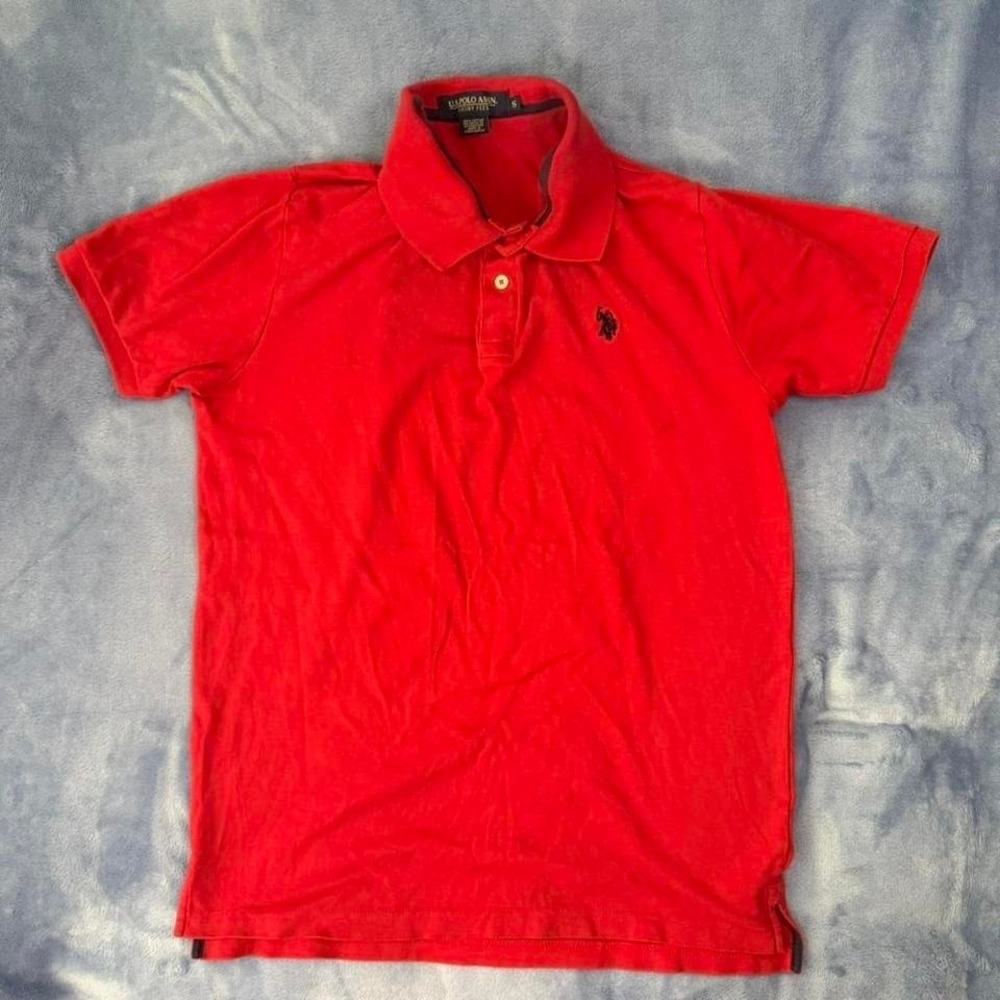 U.S.‎ Polo Assn. red polo shirt men Size S